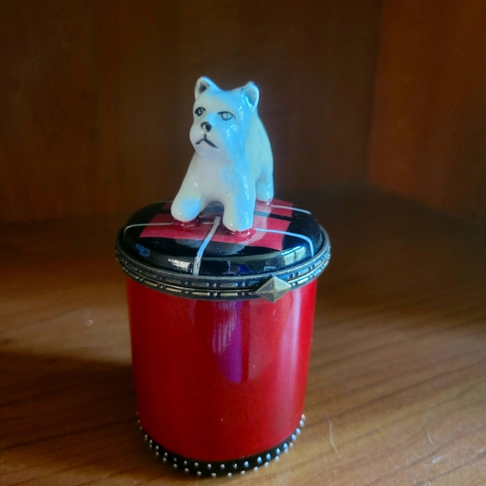 Westie ( West Highland Terrier) tea light